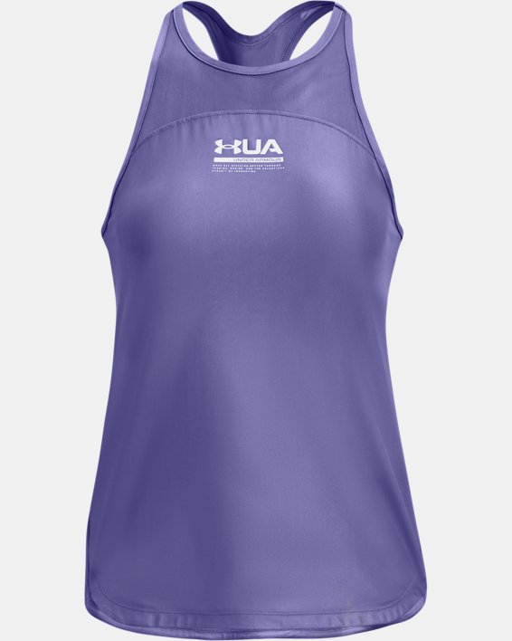 Camiseta sin mangas UA Iso-Chill para mujer, Purple, pdpMainDesktop image number 5